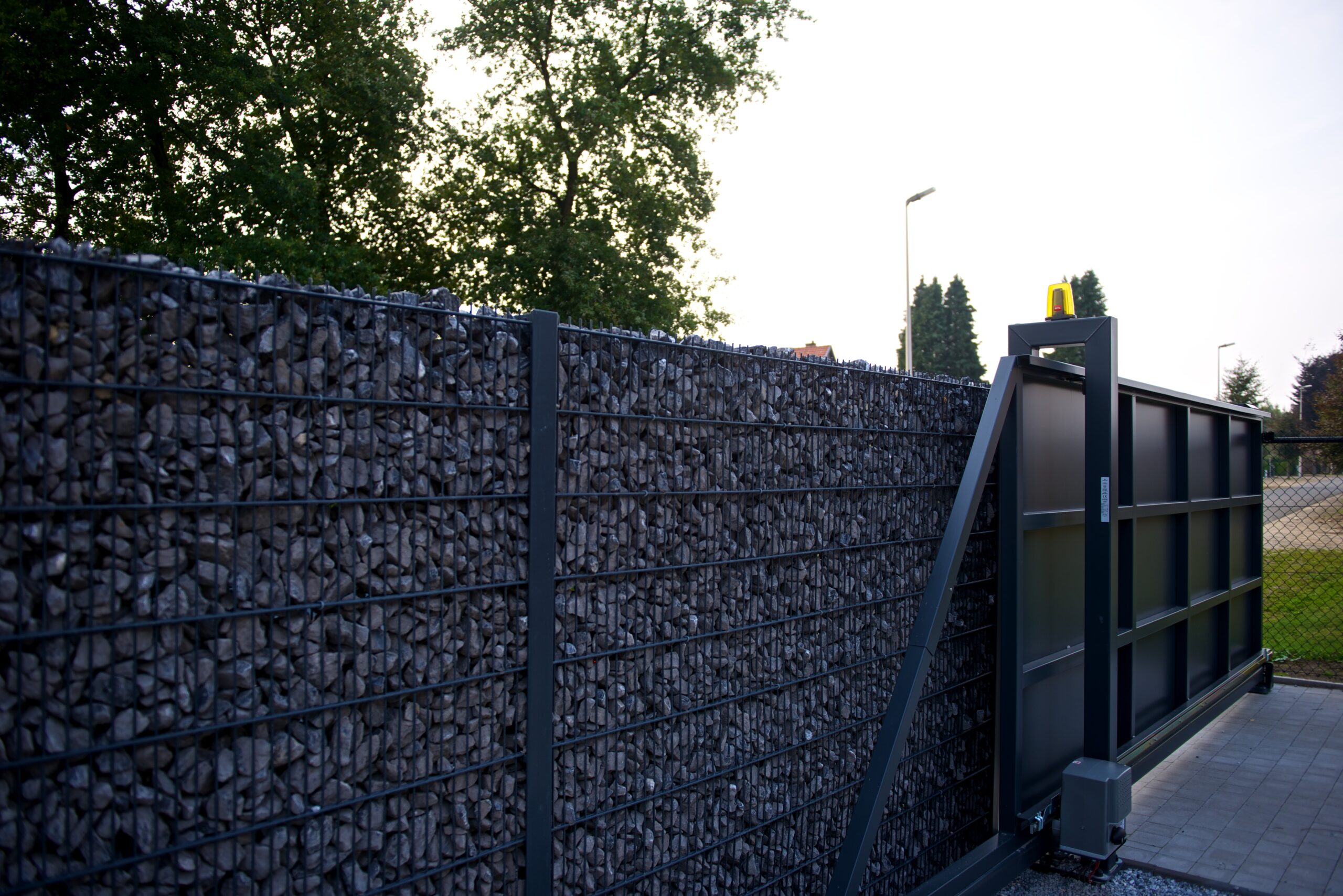 Steenhaag gecombineerd met AW schuifpoort