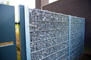 Steenhaag met AW10.110 enkel poortje