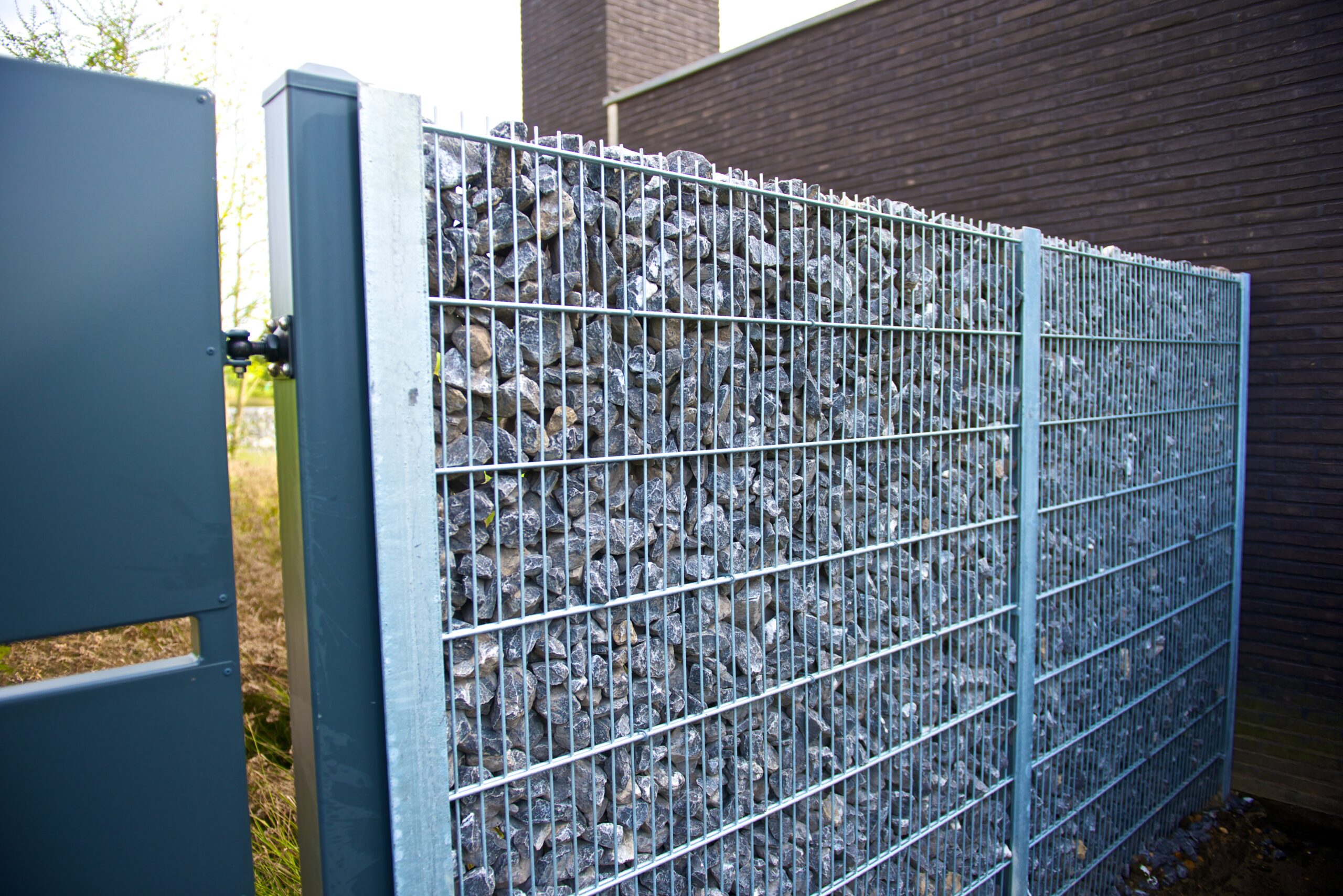 Steenhaag met AW10.110 enkel poortje