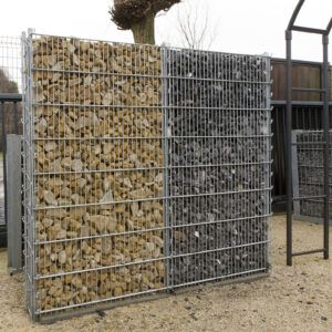 Schanskorf met vulling Yellow sun / Blauwgrijze breukkei