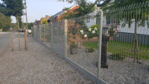 3D draadpaneel gecombineerd met AW 10.104 hekwerk