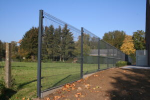 3D draadpaneel antraciet met betonplaat