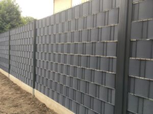 Draadpanelen 8/6/8 met U-profielen en vlechtband