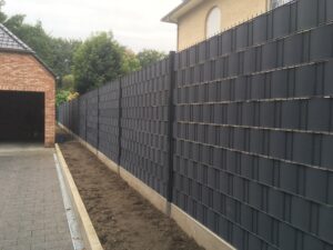 Draadpanelen 8/6/8 met U-profielen en vlechtband